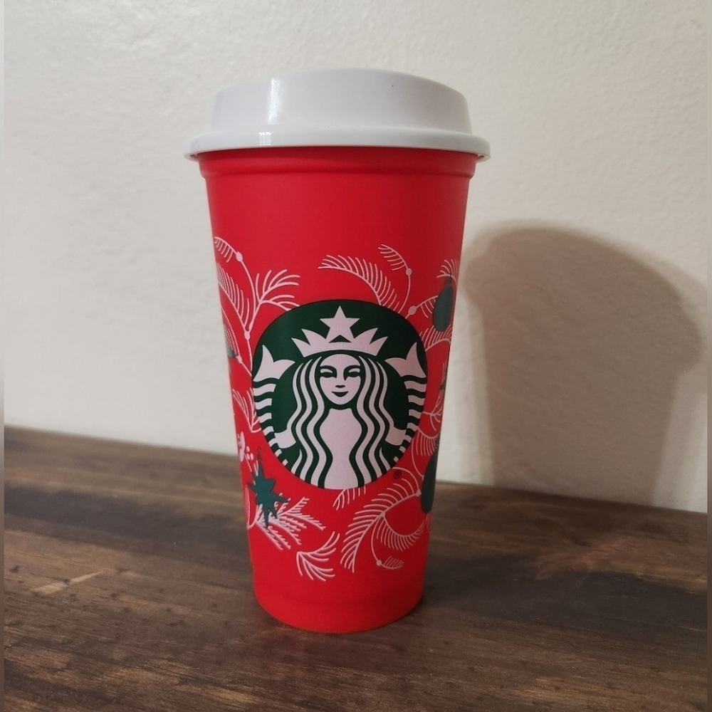 Starbucks Christmas Holiday 2022 Reusable Hot Cup - 1 Cup 16oz
